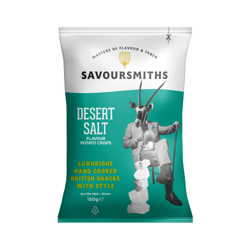 Desert Salt Flavour Potato crisps (12 x 150g bags)